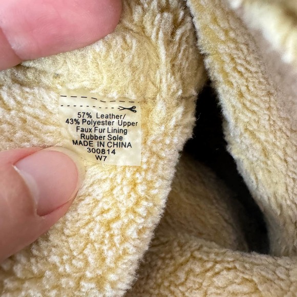 TOMS Nepal Womens Suede Boots Cable Knit Shaft Faux Shearling Lining Gray Size 7 - Picture 9 of 9